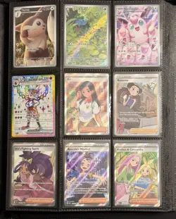 Pokemon Binder Collection 200+ Cards (from WOTC, to modern singles) Sleeved NM!! - Image 4