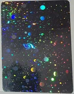Blank HD Swirl 🌀 Cosmos Holo Bleed Error Rare Pokemon TCG ✨ (Ink Removed) - Image 1