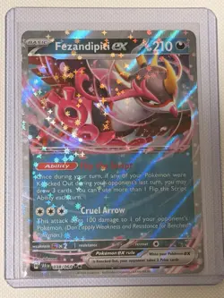 Fezandipiti ex 038/064 Pokemon TCG Shrouded Fable English Near Mint - Image 1