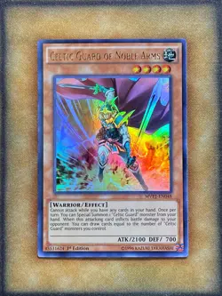 Yugioh Celtic Guard of Noble Arms MVP1-EN048 Ultra Rare 1st Ed LP - Image 1