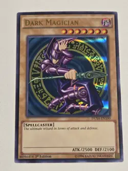 Dark Magician DUSA-EN100 Ultra Rare 1st Edition Yugioh Duelist Saga VLP/NM - Image 2
