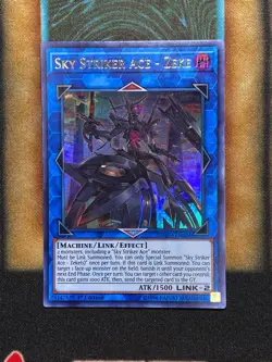Yugioh Sky Striker Ace - Zeke DUOV-EN024 Ultra Rare 1st Ed NM - Image 1