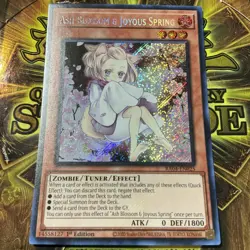 Yu-Gi-Oh Ash Blossom & Joyous Spring Secret Rare RA04-EN025 M/NM - Image 1