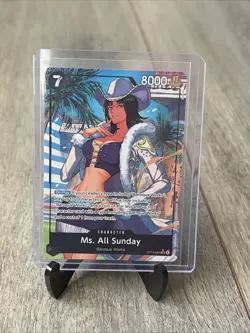 One Piece TCG OP14-084 Ms. All Sunday AA Alt Art Card Game CCG ENGLISH - Image 1