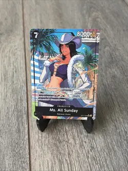 One Piece TCG OP14-084 Ms. All Sunday AA Alt Art Card Game CCG ENGLISH - Image 2