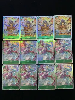 2025 One Piece TCG S-Chinese OP13-023 OP09-023 SR Uta Adio Holo Lot*12 LU57 - Image 1