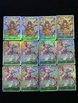 2025 One Piece TCG S-Chinese OP13-023 OP09-023 SR Uta Adio Holo Lot*12 LU57 - Image 2