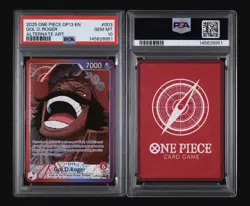 2025 ONE PIECE OP13-CARRYING ON HIS WILL ALTERNATE ART #003 GOL D. ROGER PSA 10 - Image 3