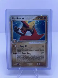 Pokemon TCG Blaziken EX Holo Ultra Rare Card 90/100 EX Crystal Guardians LP - Image 1