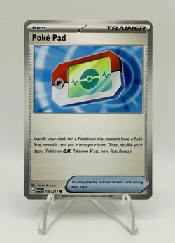 Poke Pad 198/217 NM ASC Pokemon TCG Ascended Heroes Trainer Card - Image 1