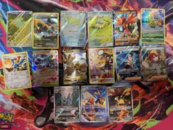 15 NM Holo Pokemon Card Lot Lucario Lv.42 Pre Release + Others - Image 1