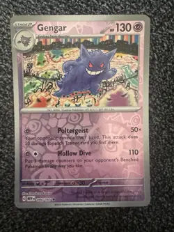 Pokemon TCG Gengar 151 Reverse Holo Rare Scarlet & Violet Card 094/165 - Image 1