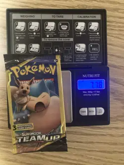Pokemon Team Up 3 Card Booster Packs - Lot of 4 Packs - HEAVY weight up to 7.86g - Image 5
