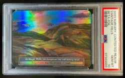 2023 Sorcery Contested Realm Beta Vantage Hills Foil PSA 10 - Image 1