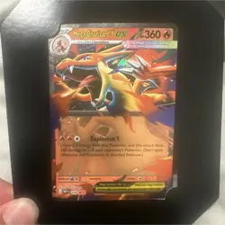 Pokemon Mega Charizard Y EX #030 MEP Full Art Holo Mega Evolution Card - Image 1