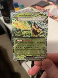 Pokemon TCG Teal Mask Ogerpon EX Prismatic Evolutions Holo Card 012/131 - Image 1