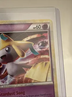 MP (old card) Jirachi Holo Rare 1/95 HGSS Unleashed Pokemon - Image 3