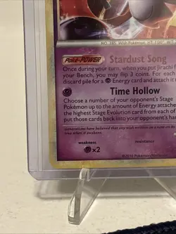 MP (old card) Jirachi Holo Rare 1/95 HGSS Unleashed Pokemon - Image 4