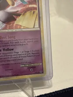 MP (old card) Jirachi Holo Rare 1/95 HGSS Unleashed Pokemon - Image 5
