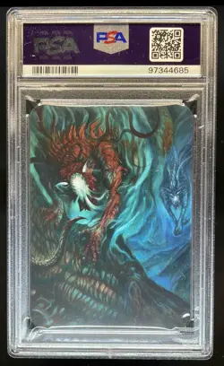 2023 Sorcery Contested Realm Beta Hounds Of Ondaros Foil PSA 10 - Image 2