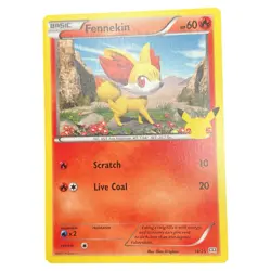 Fennekin Non-Holo McDonalds Promo Pokemon Card NM 14/25 - Image 1