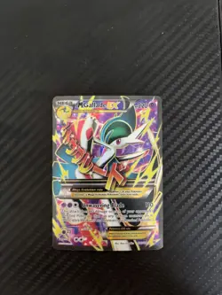 Pokemon TCG M Gallade EX Full Art Holo Rare Card 100/108 Roaring Skies MP - Image 1
