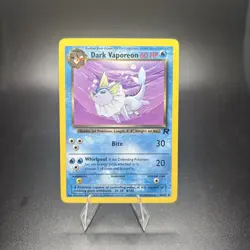 Dark Vaporeon Pokemon Card Team Rocket Set 45/82 Near Mint Condition -j - Image 1
