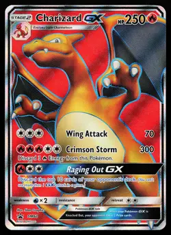 Charizard GX SM60 Holo Full Art Sun & Moon Promo Pokemon Card - Image 1