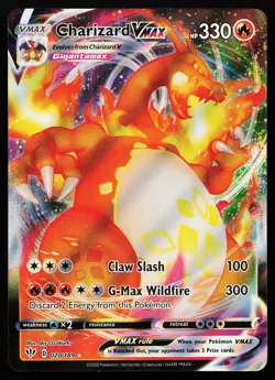 Charizard VMAX 020/189 Ultra Rare Darkness Ablaze Pokemon Card - Image 1