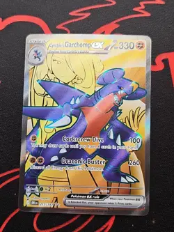 Cynthia's Garchomp EX 215/182 Destined Rivals Ultra Rare Card NM - Image 1