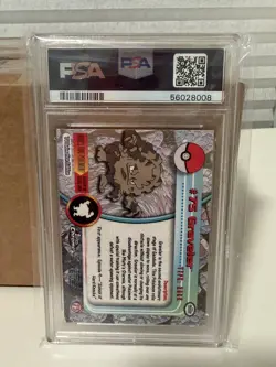PSA 9 Graveler Chrome #75 Pokemon TV Topps 2000 Pokemon Card - Image 2