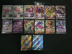 Pokemon TCG V, Vmax and Vstar Lot Of 14 Cards, Sealed Promo Lucario - Image 1