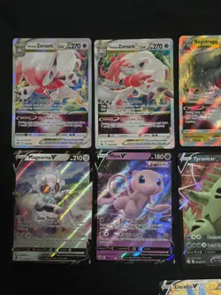 Pokemon TCG V, Vmax and Vstar Lot Of 14 Cards, Sealed Promo Lucario - Image 2