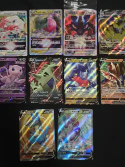 Pokemon TCG V, Vmax and Vstar Lot Of 14 Cards, Sealed Promo Lucario - Image 3
