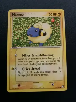 Pokemon Card Mareep 67/109 EX Team Rocket Returns Common - Image 1
