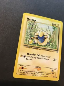 Mareep 58/75 Neo Discovery Basic Pokemon Card - Image 2