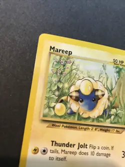 Mareep 58/75 Neo Discovery Basic Pokemon Card - Image 3