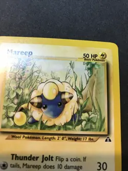 Mareep 58/75 Neo Discovery Basic Pokemon Card - Image 4