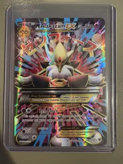 M Alakazam EX Full Art Holo Ultra Rare Card 118/124 Fates Collide Mega - Image 1