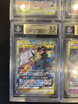 BGS 9.5 Pokemon Card Game Japanese Tag Team GX RR 4 Card Set Bulk Holo - Image 4
