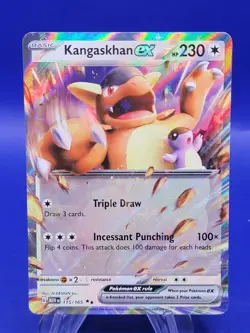 Kangaskhan ex 115/165 - Pokemon 151 - Double Rare - Holo Card - Image 1
