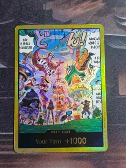 DON!! Card (Egghead) (Gold) The Azure Sea's Seven Foil - Image 1