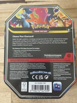 Mega Charizard Tin (Mega Charizard X) - Miscellaneous Cards & Products (SEALED) - Image 2