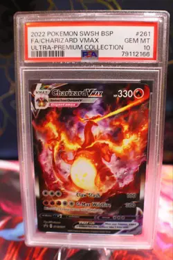 Charizard VMAX SWSH261 SWSH: Sword & Shield Promo Cards Holo PSA 10 - Image 1
