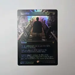 Sacrifice - Borderless Full Art -Duskmourn Special Guest FOIL - MtG - Image 1