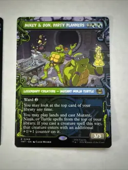 2x Mikey & Don, Party Planners (Showcase + Regular) Teenage Mutant Ninja Turtles - Image 2