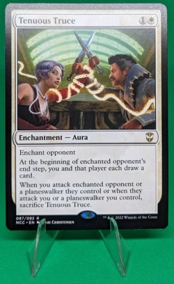 MTG Tenuous Truce Commander: Streets of New Capenna 087/093 Regular Rare - Image 1