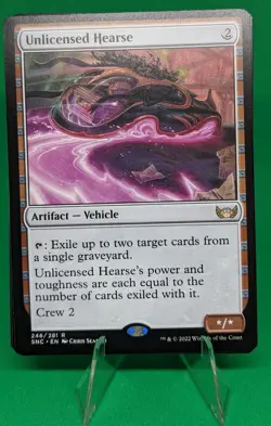 MTG Unlicensed Hearse Streets of New Capenna 246/281 Regular Rare - Image 1