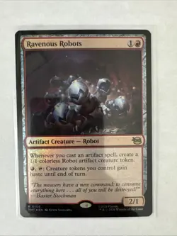 Ravenous Robots (Foil) Teenage Mutant Ninja Turtles TMNT 106 Mtg - Image 1