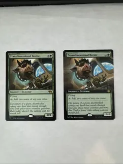 2x Transdimensional Bovine (Extended Art + Regular) Teenage Mutant Ninja Turtles - Image 1